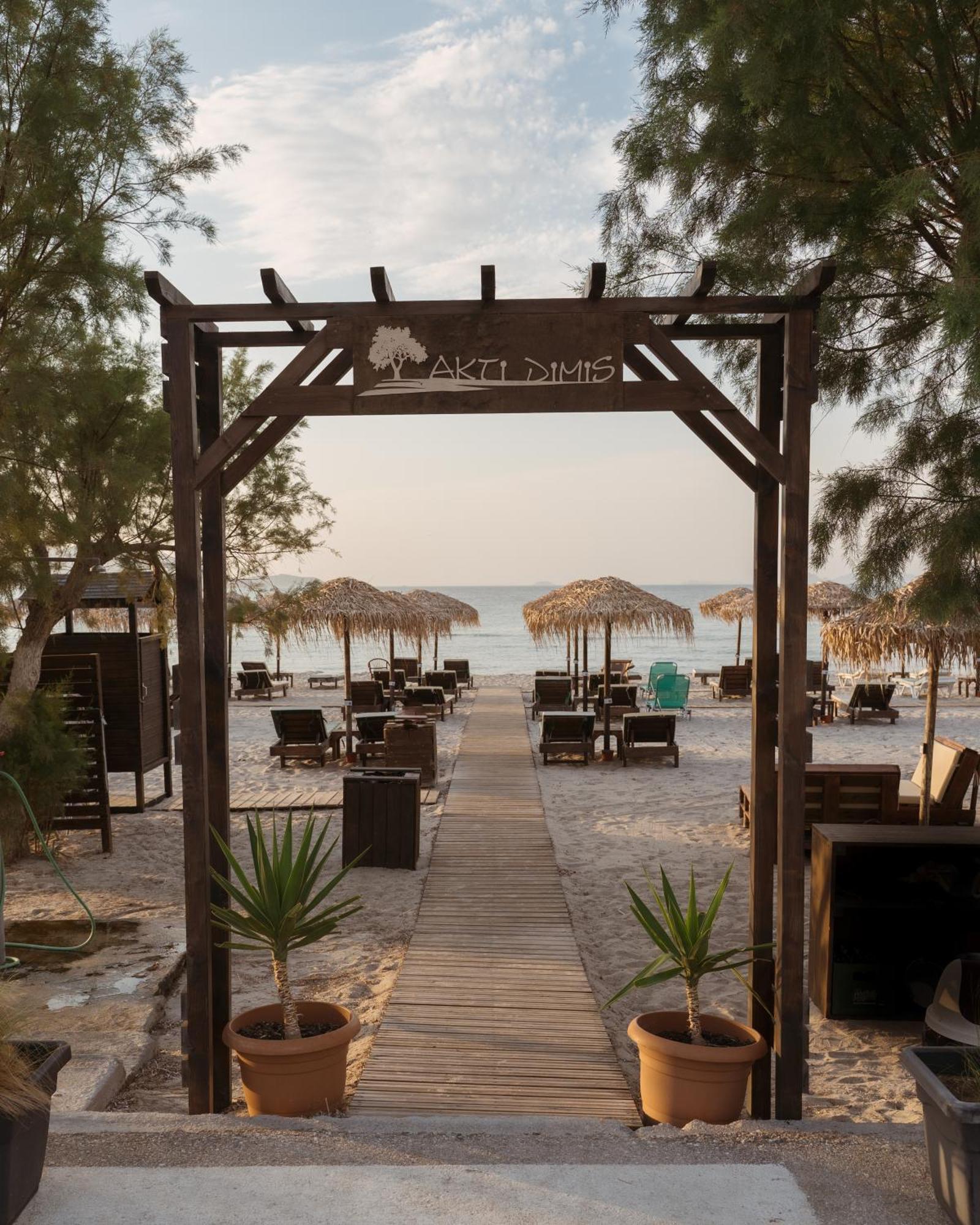 Akti Dimis Hotel Tigkaki  Bagian luar foto